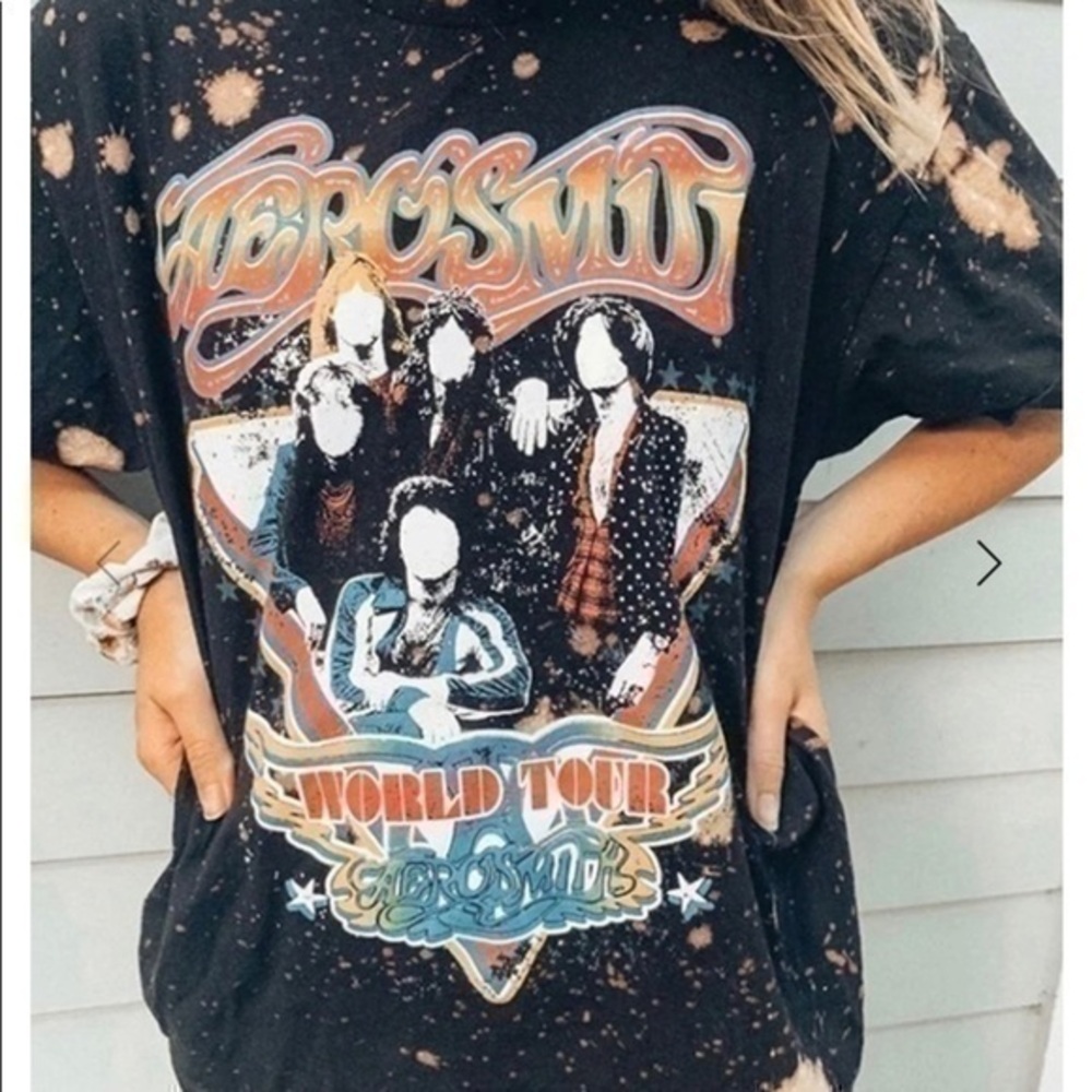 Aerosmith world tour t shirt